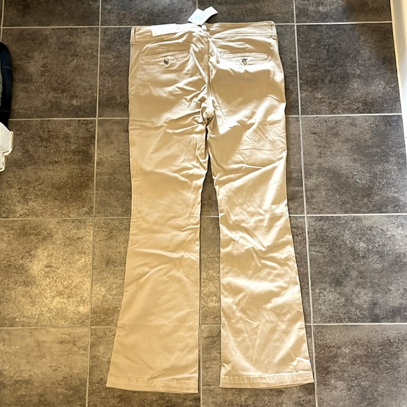 NWT American Eagle Khaki Kick Boot Pants, 14L - Picture 6 of 6